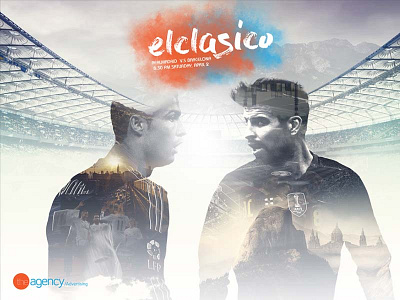 Elclasico - double exposure behance branding creative creativroom design designers dribbble icon logo outdoor packaging photoshop