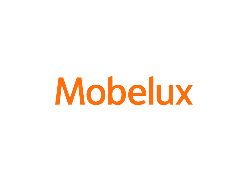 The New Mobelux Logo! branding lettermark logo mark orange product design rebrand refresh restraint software wordmark