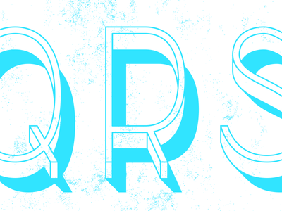 Laid-Back. condensed deco design modern q r s sans serif shadow type design typography