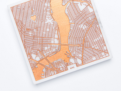 New Customizable Marble Coasters! cartography coaster copper design laser maps marble nyc personalize product