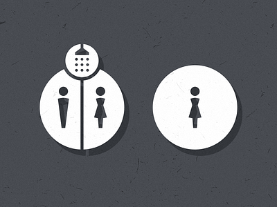 Bathroom Party bathroom design icon mens restroom shower signage womens