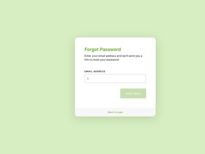 Forget Password app forgot password form ui ux web app