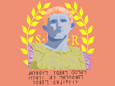 agustus digital art history roman rome typography