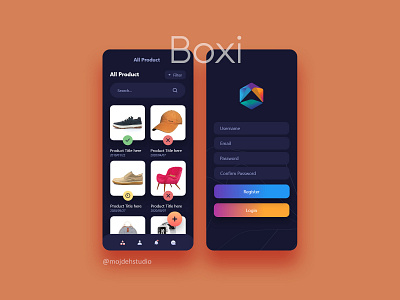 Boxi Application uiux