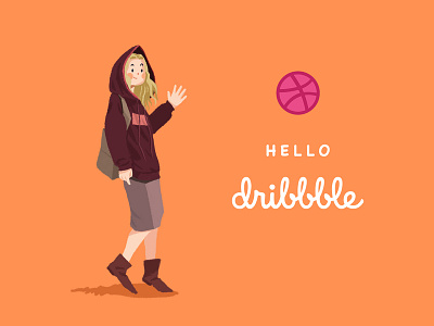 Hello dibbble! ui 插图