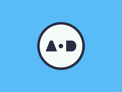 A•D Logo branding design lettering logo logotype typography