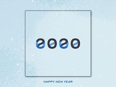 Happy New Year 2020 2020 celebrate design happy holidays happy new year holiday lettering new year type typeart typedesign typography