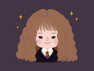 Harry Potter 20th Anniversary Fan Art character fanart harrypotter harrypotter20 hermionegranger illustration portrait