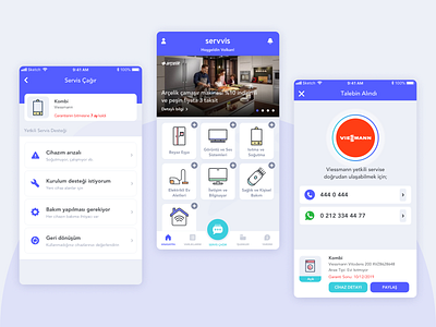 Servis Mobile App Design branding design illustration mobile app mobile design typography ui ux