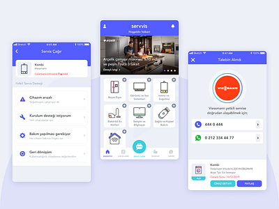 Servis Mobile App Design