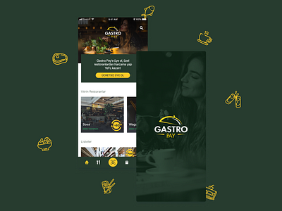 Gastropay App Design banking checkout coupon credit card design discount figma food food app food app ui food delivery gift voucher illustration offer pay payment payment app ui ux wallet