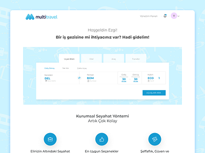 MultiTravel Web Design