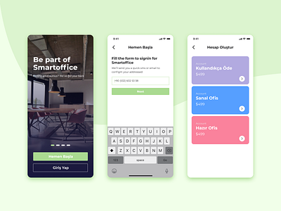 Smartoffice App Design