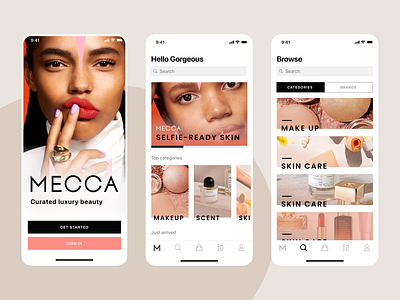 Beauty App by Ashlee Mckay on Dribbble