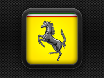 Ferrari iOS Icon ferrari horse icon ios ipad iphone italy luxury cars