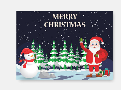 Happy New Year 2023 With Golden Effects christmas background christmas illustration christmas landscape