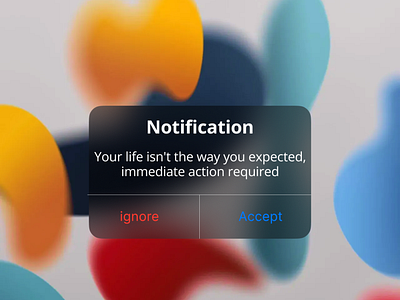 Life notification animation app apple branding creative design graphic design ux vector