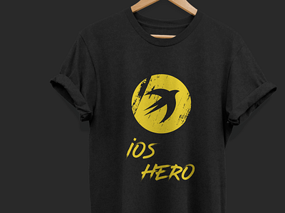 t-shirt iOS hero design flat hero illustration ios logo shirt type
