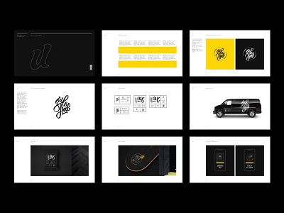 #003 - Gule Hal Guidelines black branding brochure guidelines lettering logo skate skateboarding typography visual identity