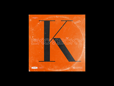 Lakovečky 01 album art album artwork album cover customtype music print typography vinyl