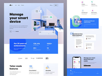 Smarthome Web by Yannywd on Dribbble