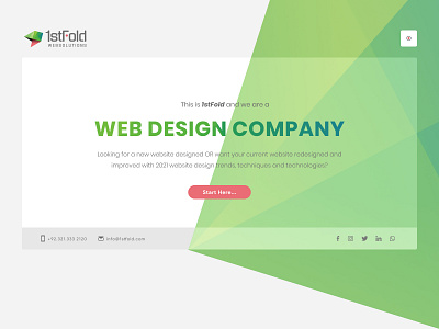 Landing Page Design for Website