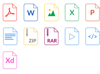 File type icons file types icons