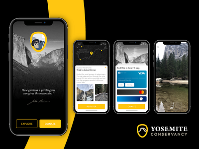 Yosemite Conservancy Mobile App nature yosemite yosemitechallenge