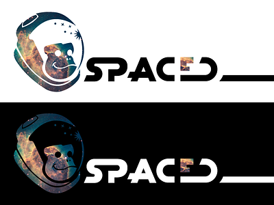 #SpacedChallenge Logo logo monkey nebula spacedchallenge