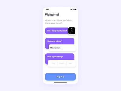 DailyUI 001 - Sign Up app dailyui design mobile mobileui onboarding signup ui user experience user interface user interface ui ux