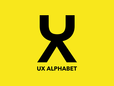 UX Alphabet Logo app app logo ios logo ux ux alphabet