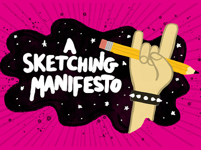 Sketching Manifesto Illustration design illustration sketching