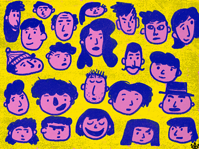 People are people faces illustration people photoshop