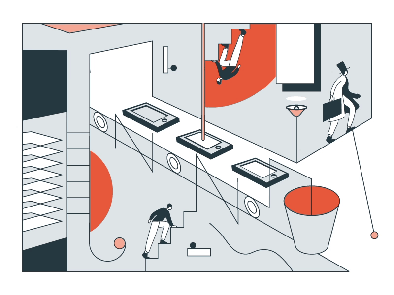Mistakes For Startups animation app art direction illustration startup