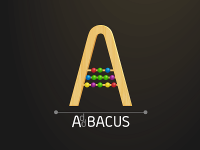 "Abacus" Logo abacus addbacus adobe illustrator canada firm style inkscape logo logotype social network typography vector