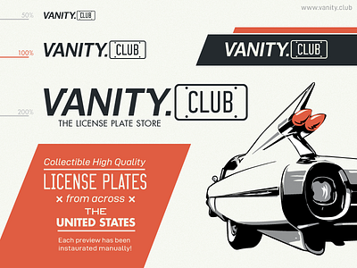 License Plates Website Logotype &Presentation V1