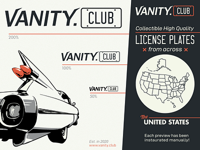 License Plates Website Logotype &Presentation V2