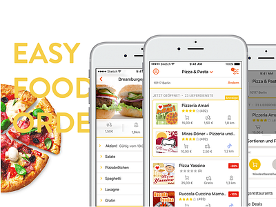 Pizza.de iPhone App app food online order