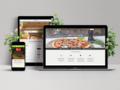 Redesign of food ordering web app