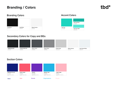 Tbd Branding Colors