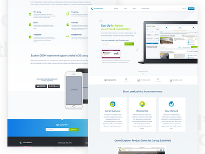 Landing Page for crowdexplorer.io