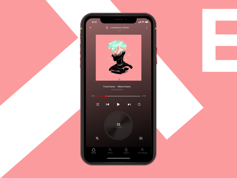 Now Playing - Multiroom Audio Player