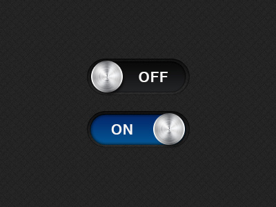 Toggle ON/OFF button metal off on onoff toggle