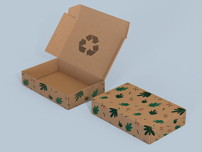 Paper Box Packaging Mockup