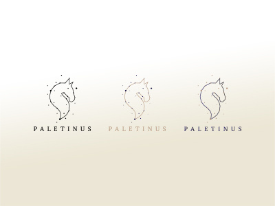 Paletinus astro constellation horse logo modern stars