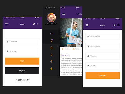 Articla Mobile App app apps design ghonaimovic