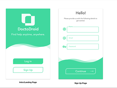 Curvy Doctor Appointment App curves design rounded corners ui vector