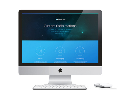 Neptune - Responsive Website Design design open sans responsive website