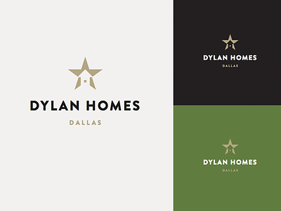 Logo for a Dallas homebuilder branding dallas design home homebuilder identity logo