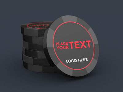 Chip Mockup 3d casino casino chip chip chip mockup chips game mock up mockup poker poker chip roulette